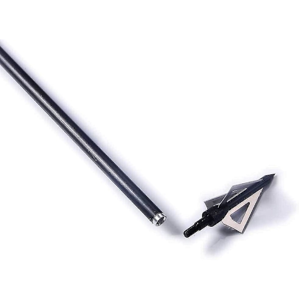Hunting Broadheads, 12pk 3 blad Bågskytte Broadheads 100 korns inskruvade pilhuvuden Pilspetsar Kompatibel med traditionella bågar och sammansatt båge