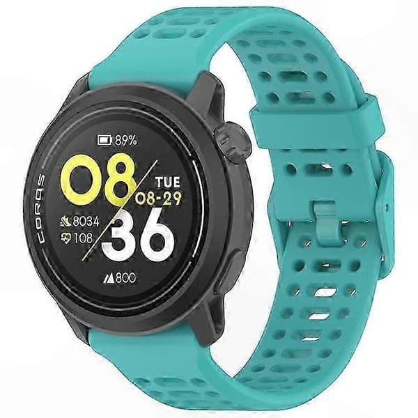 【BQ】Justerbar silikone urrem til Coros Pace 3, holdbar udskiftningsrem Green