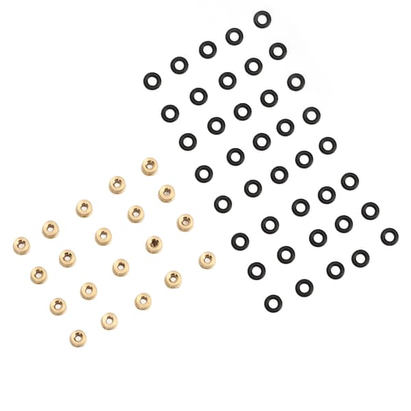 20 stk. messing RC støddæmper kuglehoved med gummi O-ring til Axial SCX24