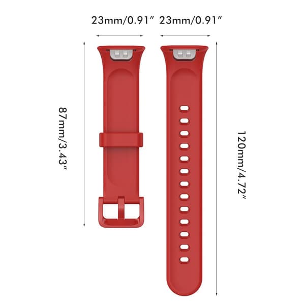 Åndbare silikonebånd til Xiaomi Mi Band 7 Pro