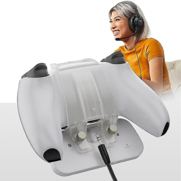 Nytt PS5 Chatpad Mini Gaming Keyboard Trådløst Chat Meldingstastatur med lyd/headsetkontakt for Sony Playstation 5