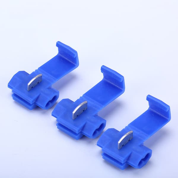 100 st Lödfria Snabbskarv Snap Wire Connector PP Hölje Kopparledningsaccessoar