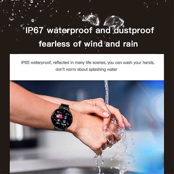 D18 1.3in Intelligent Watch Sports Vattentät Smartwatch