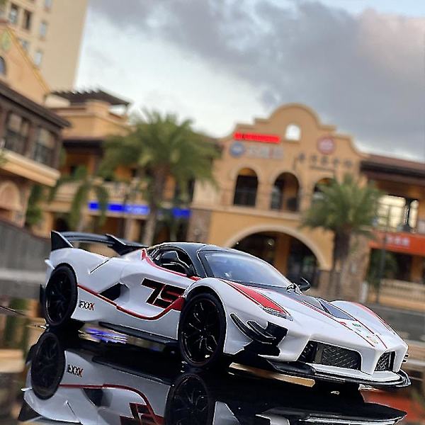 Hhcx-suuri koko 1:24 Ferraris Laferrari Fxxk Evo Alloy Kilpa-automalli Diecast Metal Lelu Ajoneuvot Automalli Simulaatio Lasten Lelu Lahja Black