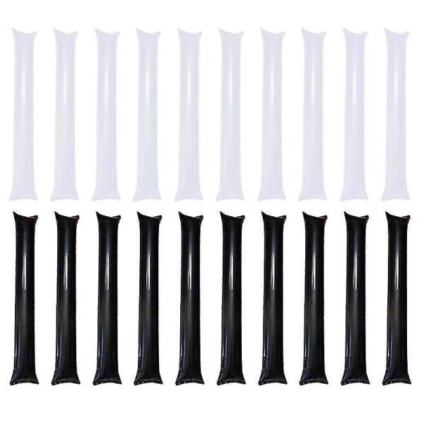 40 stk Oppblåsbare Thunder Sticks Oppblåsbare Noisemakers Sticks Fotballkonsert Jubelpinner