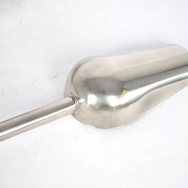 Rostfritt stål Ice Cube Skopa Spadar Sked Kök Godis Mjöl Spade Sked För Bar Party Kökstillbehör 11 inch
