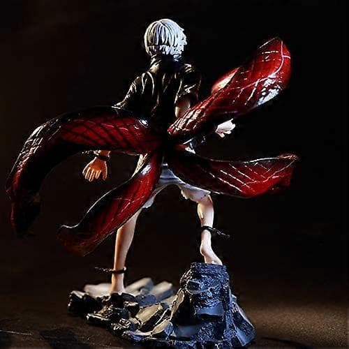 Tokyo Ghoul Kaneki Ken Anime Figur 17 cm Utskiftbart Hode Demonteringsfigur Animasjonsmodell Samleobjekt Dekorasjonspynt