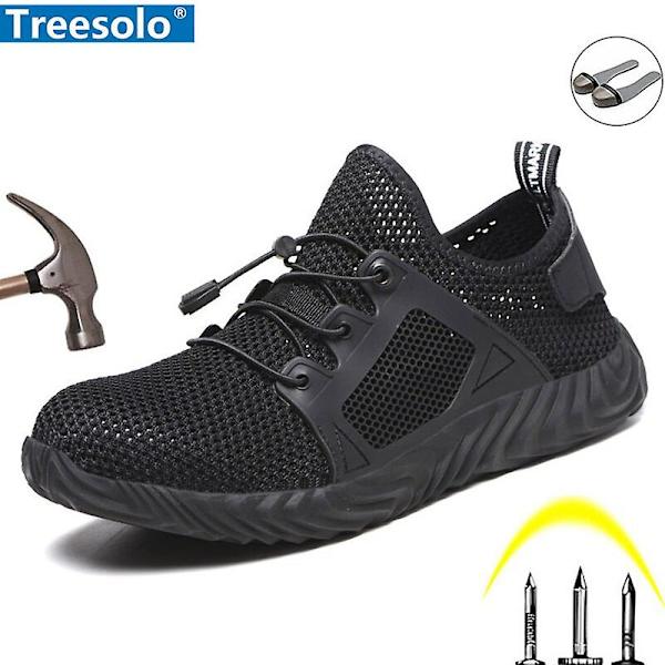 Andas Mesh utomhus lätta anti-krossande industriella sneakers 48