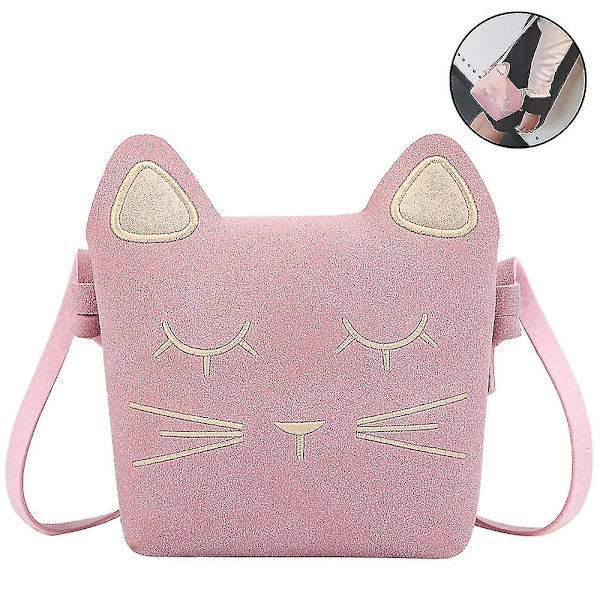 1 kpl lasten kissan kukkaro pienille tytöille taaperoille lompakko Crossbody laukku