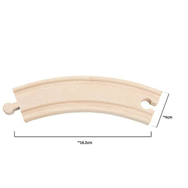 Hhcx-tbkjoys puiset junaradat rautatietarvikkeet Kaikenlaiset puuraidan eri komponentit opetuslelut 17CM BANG TRACK