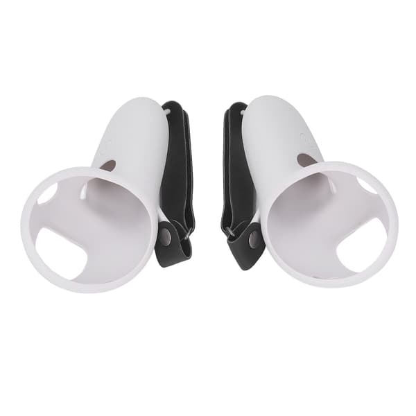 2 stk. Touch Controller Grip Cover Silikone Grip Cover Beskytter med Knuckle Stropper til Meta Quest Pro Grå
