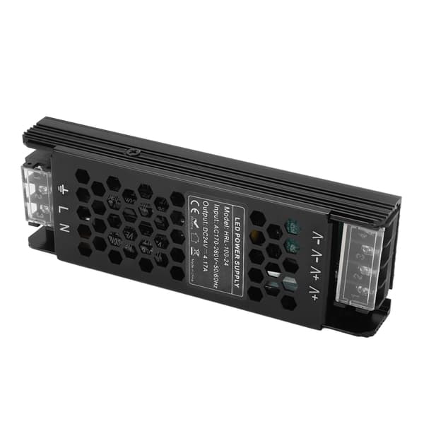 LED Strømforsyning 100W AC 170-260V til DC 24V Konverter til LED Lysstriber