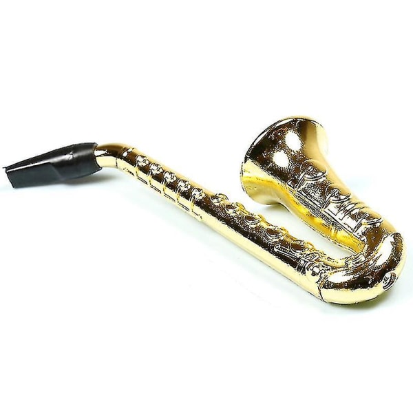 Mini Saxofon Form Rökrör Legering Bärbar Längd 97mm