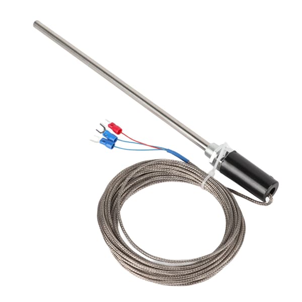 M12 Sond Termoelement PT100 Rostfritt Stål Temperatursensor Sond 200mm 0-400°C5m