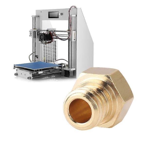 【BQ】10 STK 3D-skriver tilbehør MK10 messing ekstruderingshode dyse 0,2/1,75 mm