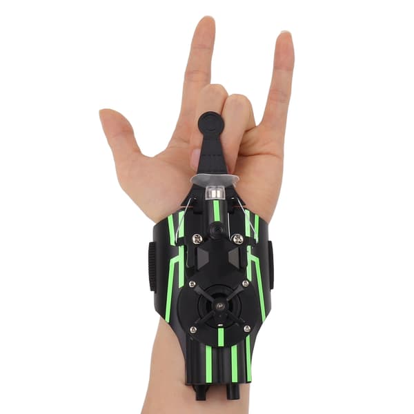 Launch Wrist Toy Set - Uendelig Sjov, Multifunktionel, Sikker Udendørs Leg, Web Launch Rollespil Legetøj, Sort
