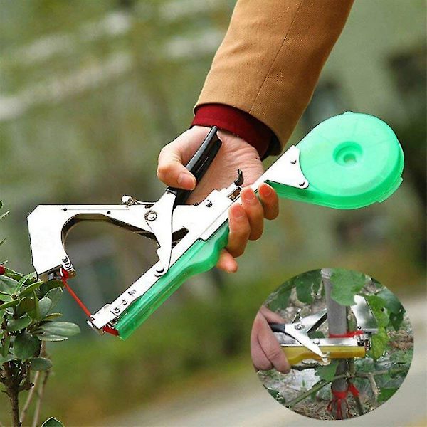 10 st pvc växtgren handbindande tejp för bindningsmaskin Blomma Grönsaksträdgård Tapetool Tapener