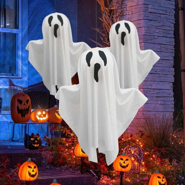 Halloween Ghost and Hanging Imp ulkosisustus-valkoinen Ghost riippuva koriste Style 2