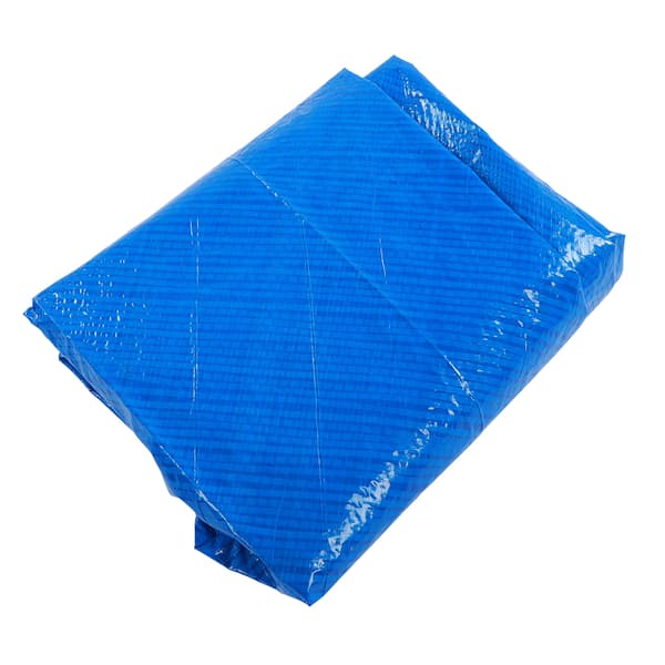 Rund PE Vandtæt Regntæt Pool Cover Tilbehør 210 cm Diameter