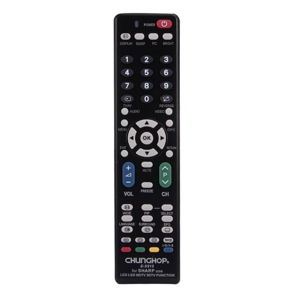 【BQ】Universal fjernbetjening til Sharp LCD-, LED- og plasma-tv'er