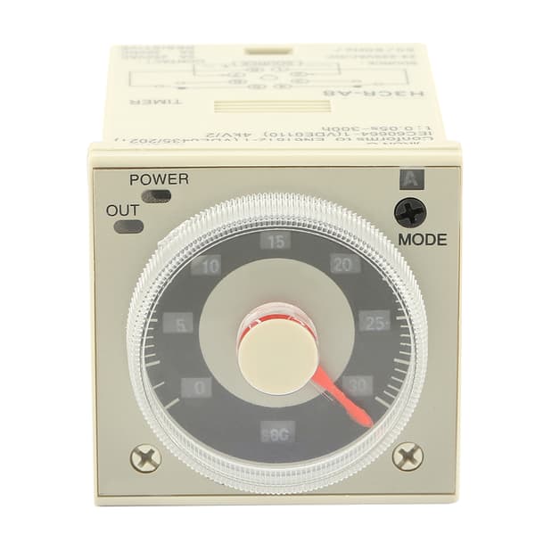 H3CRA8 Fördröjningstimerrelä 1.2S300H Rattkontroll Timerrelä 8Pin AC220V