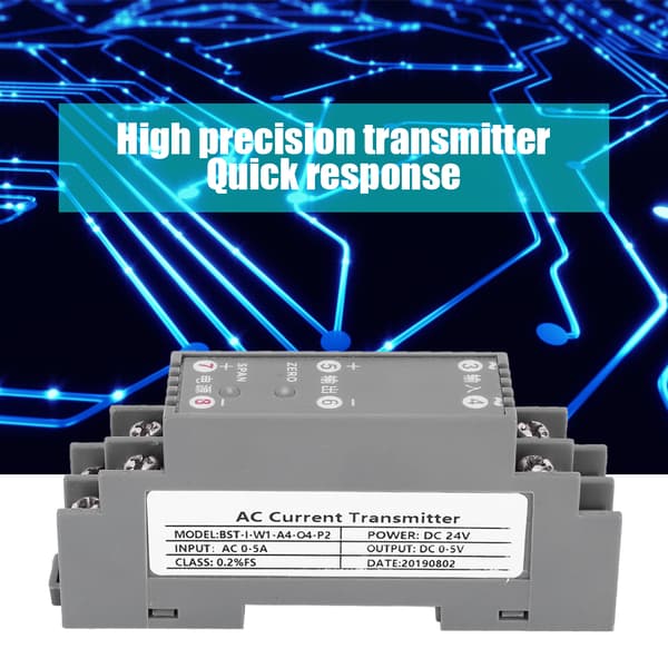 AC Transmitter Strømtransducer Anti-interferens Mellemspændingsudstyr DC 24V Strømforsyning