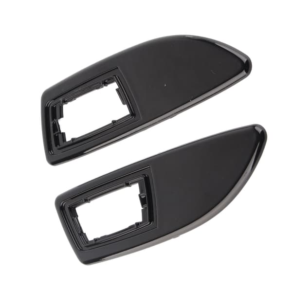 2 st Sidoblinkers Ram Set Bil Anpassningar Ersättning för Vauxhall Corsa D Range 2006‑2014 Glansigt Svart