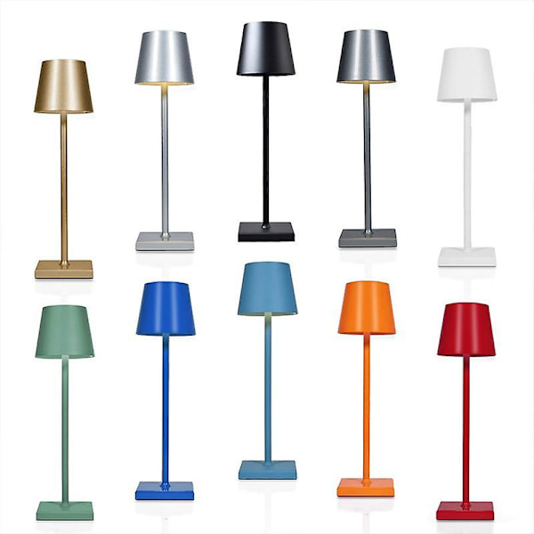 Led Bordlampe Usb Batteri Strøm Hotel Skrivebordslampe Restaurant Luksus