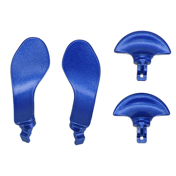 4 stk. Game Controller Back Paddles Professionel Udskiftning Metal Back Knapper til PS5 Edge Controller Blå