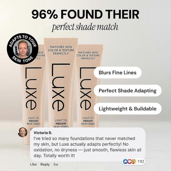 【BQ】Flydende foundation matcher perfekt hudtone og tekstur (30ml) Medium
