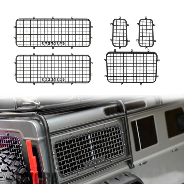 TRX4 TRX6 1/10 RC Crawler Front Bumper Base Metal Tilbehør Sølv