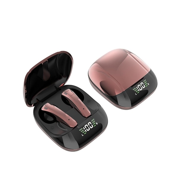 Bluetooth 5.0 trådlösa hörlurar Stereo Spel Sporthörlurar In-ear Pods för Iphone Android Samsung Pink