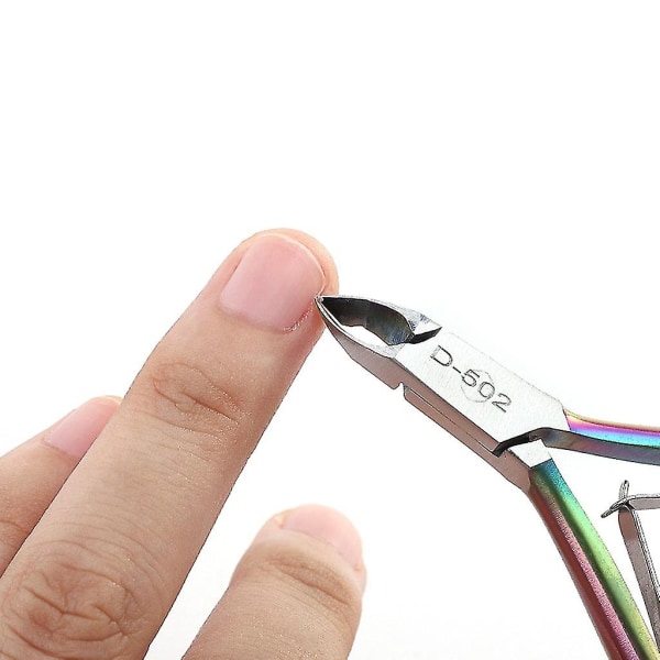 Multifunktions nagelbandsax i rostfritt stål manikyr pedikyrverktyg