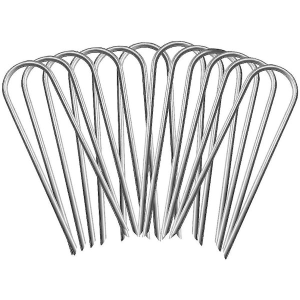 Trampolin vindstakar, galvaniserade stål studsmatta Stakes ankare 12pcs