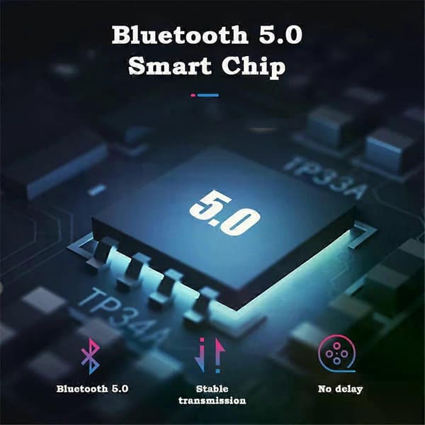 【BQ】USB Bluetooth 5.0-sender 3,5 mm jack-lydadapter Trådløs stereo-lydsenderadapter til pc-tv-hovedtelefoner black