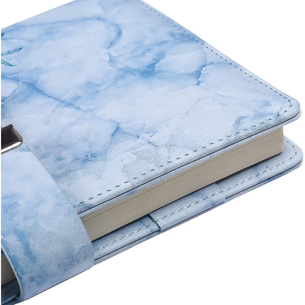 A5 Creative Password Lock Journal, Pu Læder Kombinationslås Dagbog