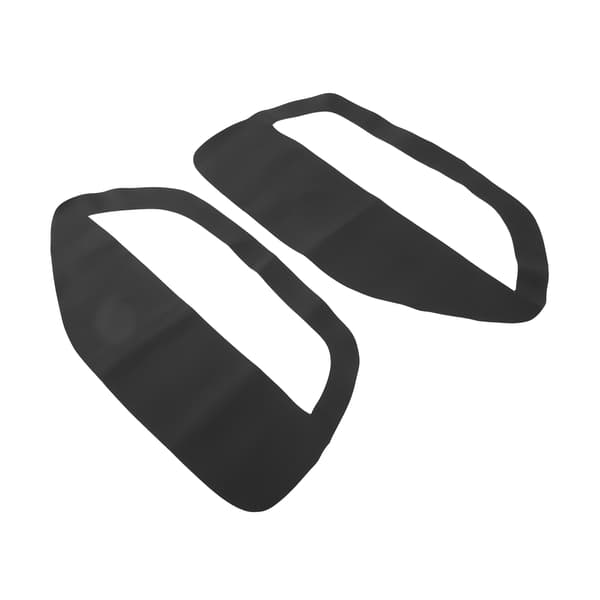 Mikrofiberlæder til Ford Mustang 2005-2009 Dørpanel Indsatskort Beskyttelse (2 stk, sort)