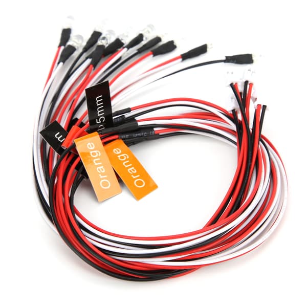 12 LED Blinkende Lykter Strobe Lampe Kit System for 1/10 RC Crawler Dift Bil