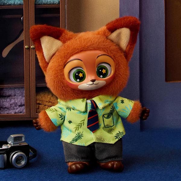 【BQ】Plush Doll Keychain Zootopia Soft Toy Rabbit Judy Fox Nick Blind Box A2 A2