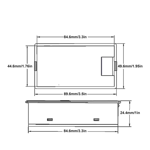 TSPZEM 061 Multifunktionell LCD Digital AC Spänning Ström Effekt Energimätare Testare