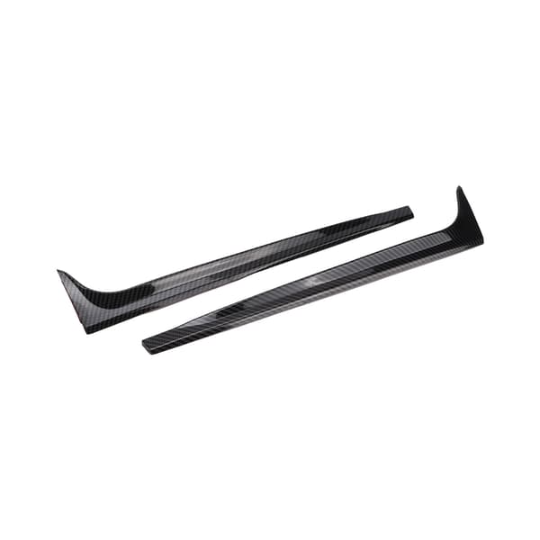 2st bakfönster sidospoilers Canards Wing-tillbehörsbyte för MK5 2011-2017 kolfiberstil