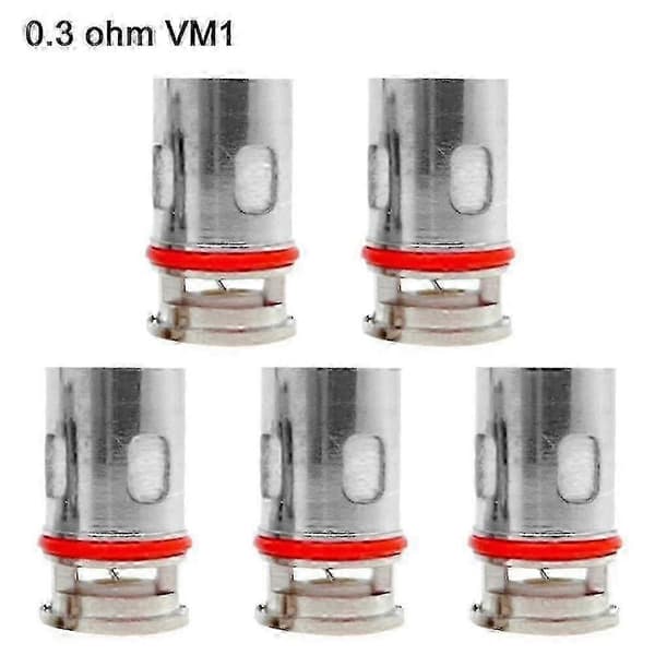 st. erstatningsspoler Vm1 0,3 ohm mesh-spoler kompatible med X R Air S Argus Gt Pod - W