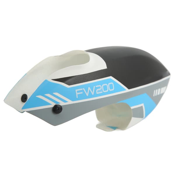 RC Helikopter Hoveddæksel Canopy Shell til Fly Wing FW200 Fjernstyret Helikopter Blå