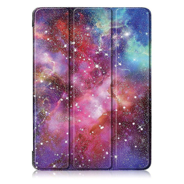 Mönster Pu + Tpu- case med lila Tri-fold D For Pro 11 tum (2
