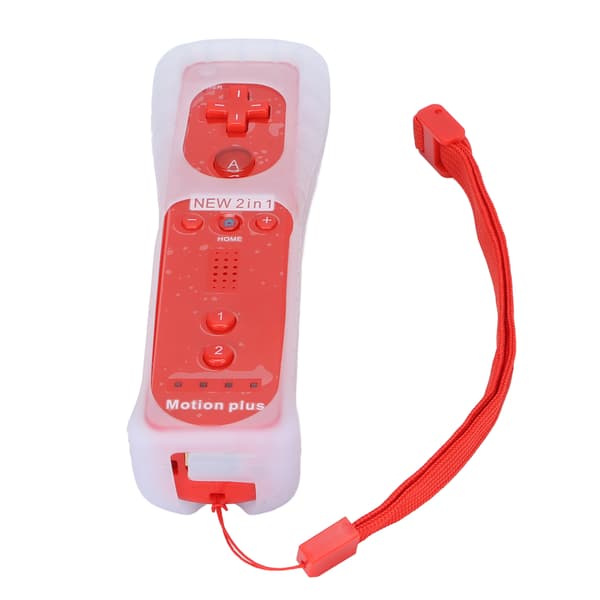 Vibration Lyd Spil Controller med Motion Plus til Wii U - Rød