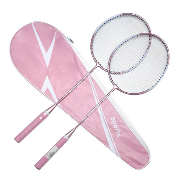 Set Badmintonracketar och Bärväska Set Badmintonracketset inomhus utomhus