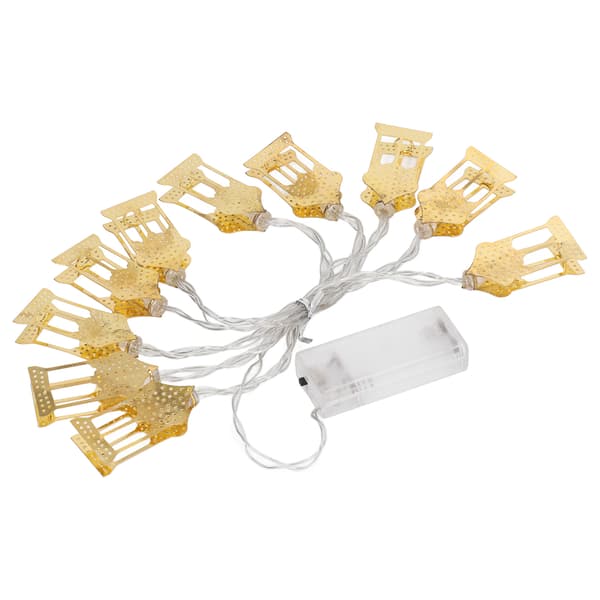 Castle LED String Lights Ren hvid Æstetisk rum- og udendørsindretning til Eid Ramadan Mubarak