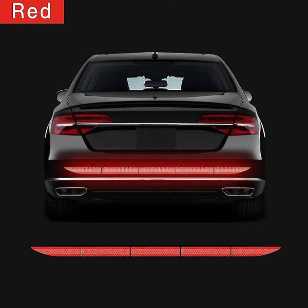 Reflektorklistermærke Udvendig biltilbehør Selvklæbende reflekterende tape Refleks udvendig advarselsstrimmel Beskyt karosseri Red