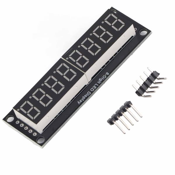 Digital Rördisplay Modul LED 8 Siffror 7 Segment 0.36in TM1637 Drivkrets Gul