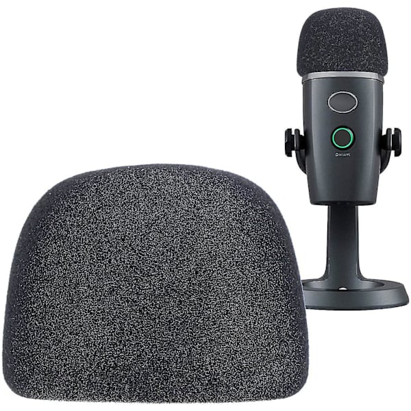 Yeti Nano Microphone Foam Windscreen - Mic Wind Cover Pop Filter Foam Cover, professionelt tilpasset til blå Yeti Nano